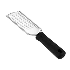 Comfy Grip Stainless Steel Fine Grater - with Black Non-Slip Handle - 9 3/4