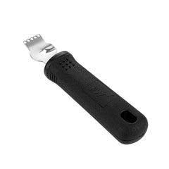 Comfy Grip Stainless Steel Citrus Zester - with Black Nylon Soft-Grip Handle - 5 3/4