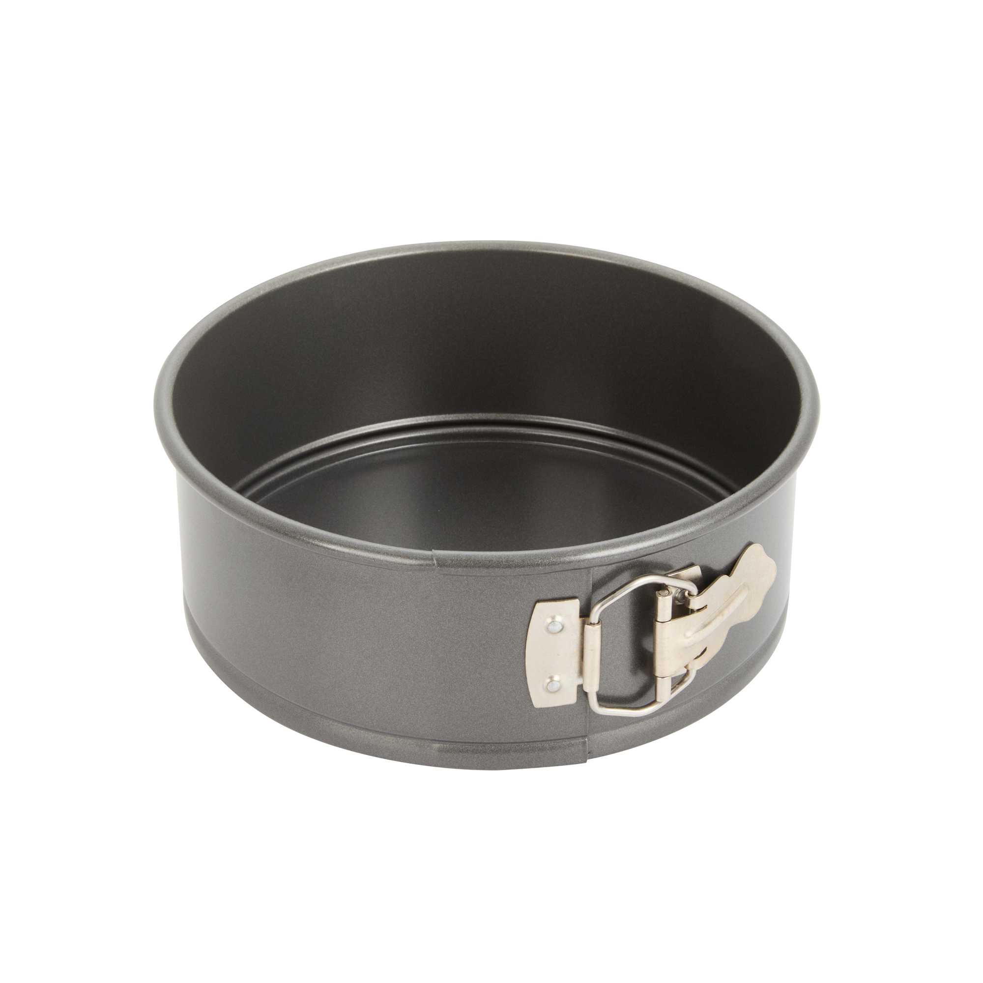 Pastry Tek Round Aluminized Steel Springfoam Cake Pan - Non-Stick - 8" x 8" x 3" - 1 count box