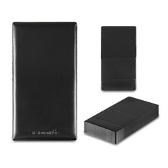 Chef 101 Black Vinyl Single Panel Guest Check Presenter - 5