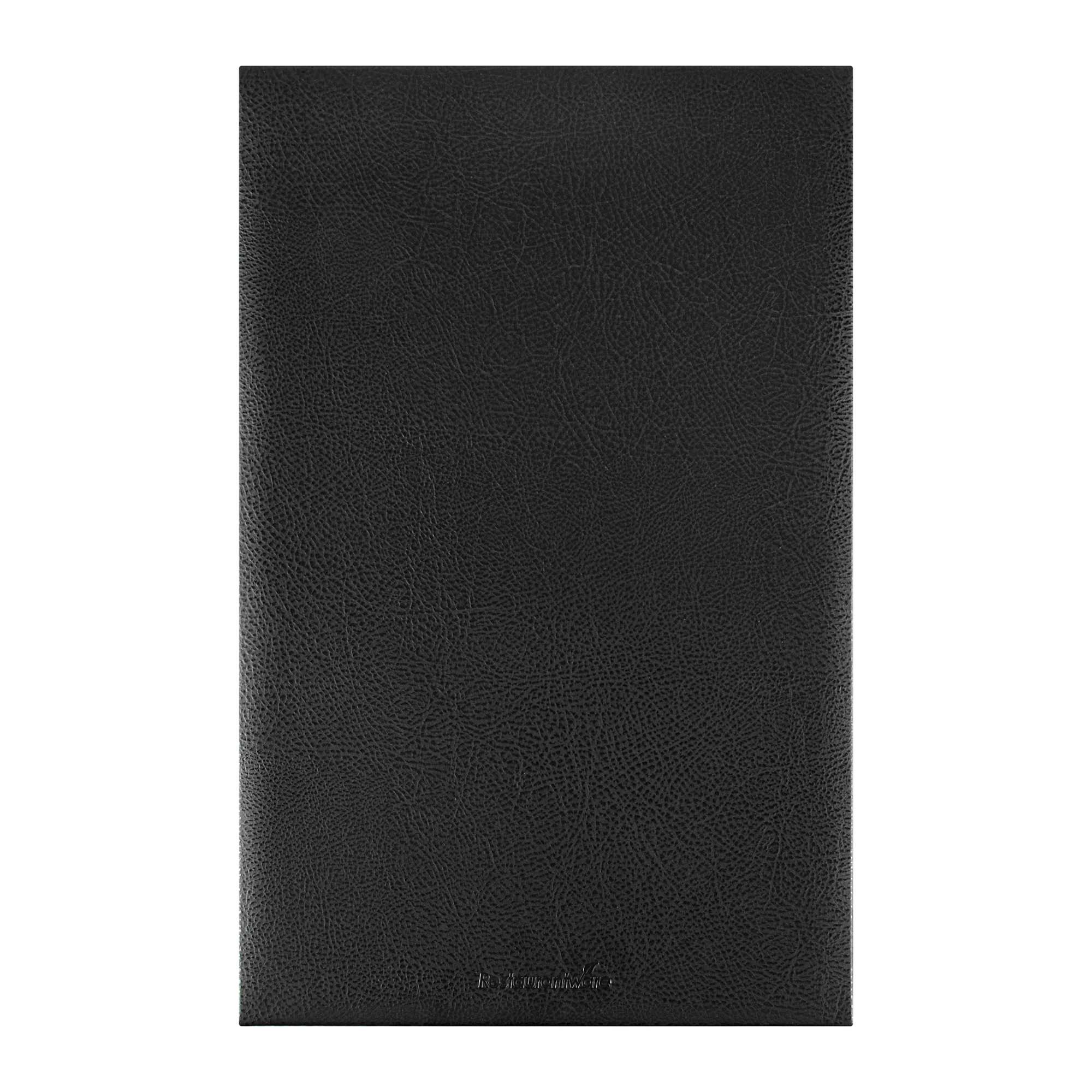 Chef 101 Black Vinyl Menu Board - Single Panel, 1-View - 8 1/2" x 14" - 24 count box
