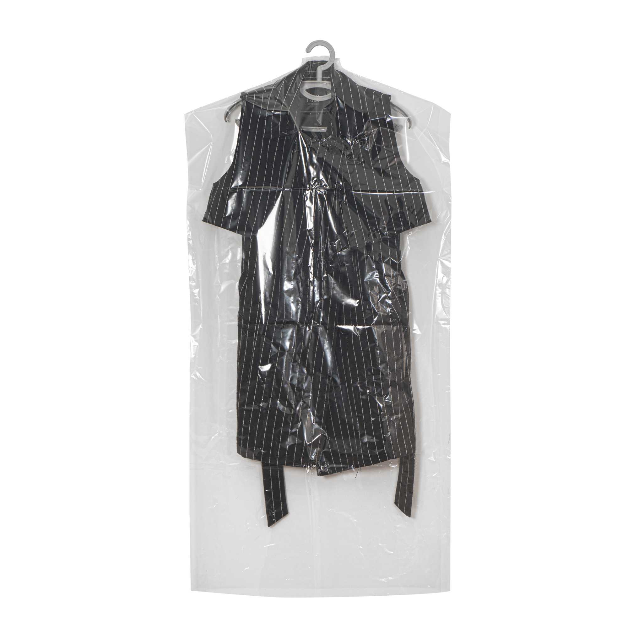 Bag Tek Clear Plastic Garment Bag - 24" x 47" - 500 count box