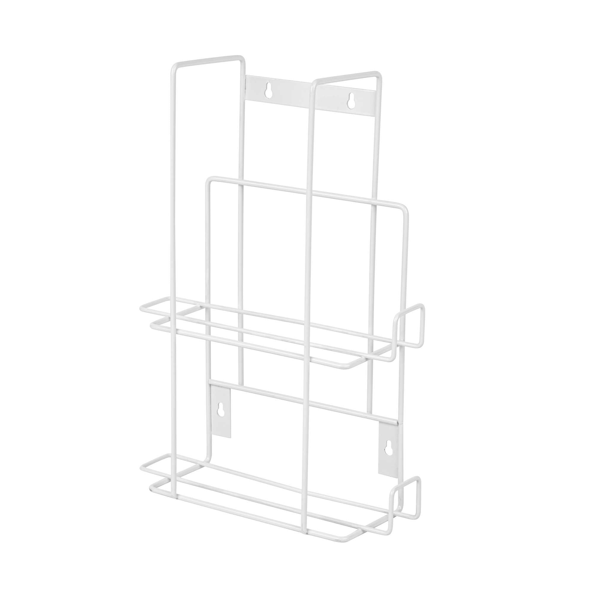 Clean Tek Professional Wire Wall Mount Glove Dispenser - Holds 2 Boxes - 9 3/4" x 3 3 /4" x 13 3/4" - 1 count box