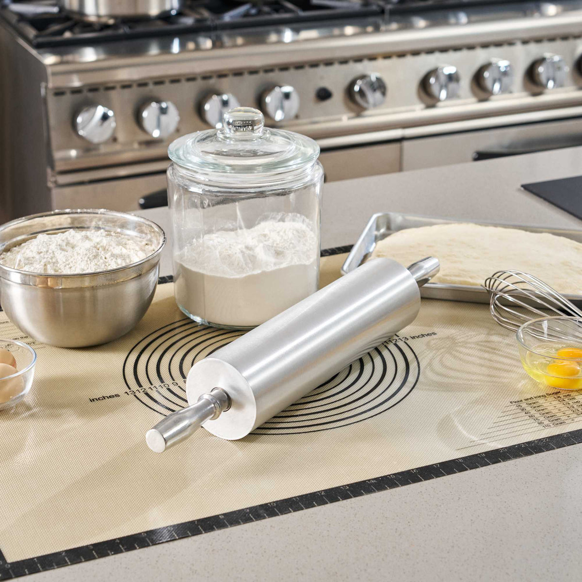 Pastry Tek Aluminum Rolling Pin - 13" - 1 count box