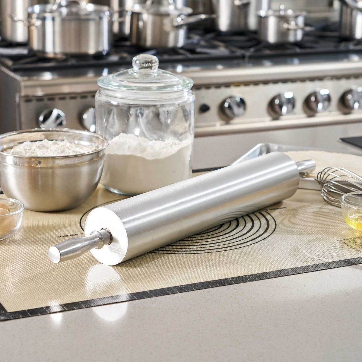 Pastry Tek Aluminum Rolling Pin - 18" - 1 count box