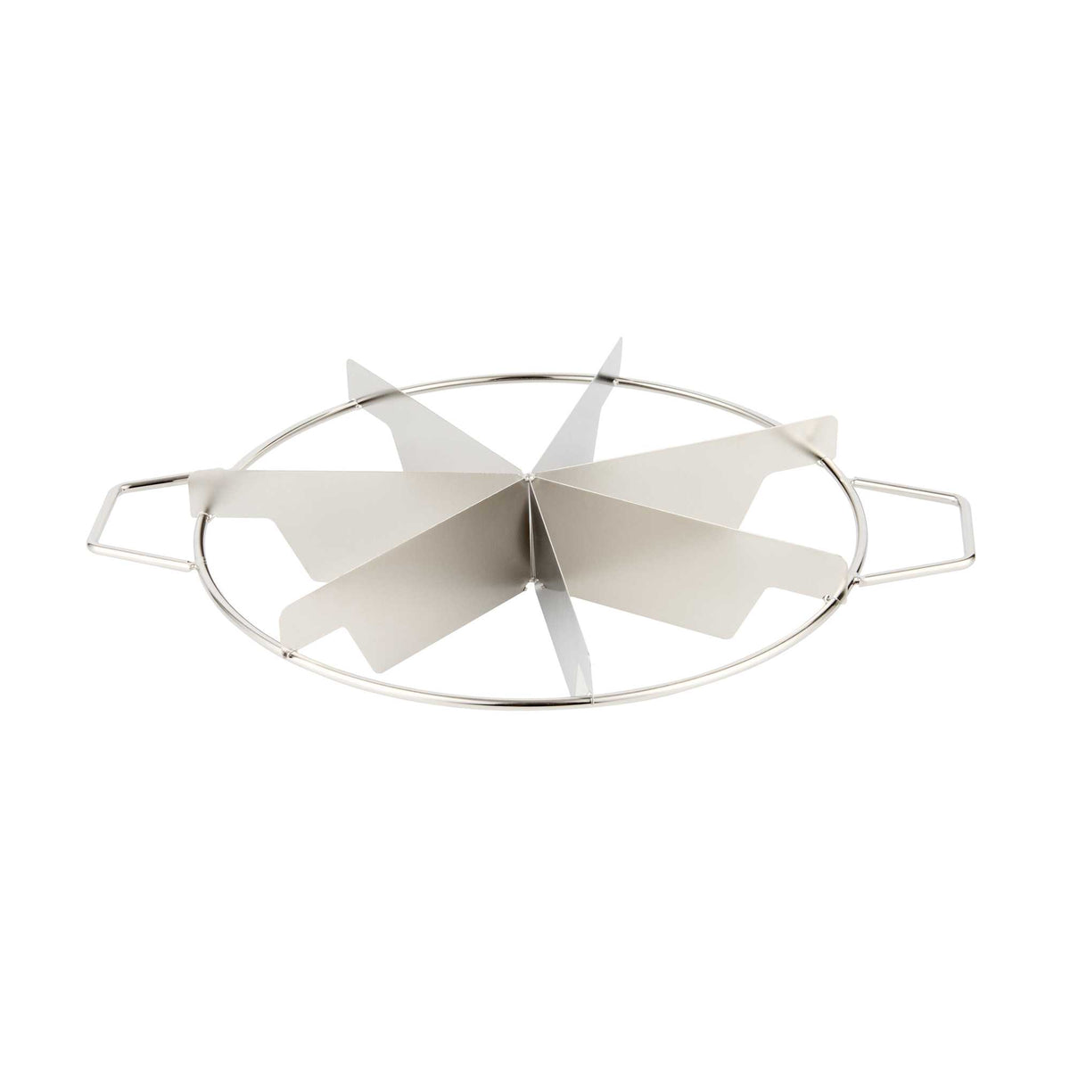 Pastry Tek Stainless Steel Pie Cutter - 7 Cut, For Up To 10" Pies - 13 3/4" x 10 3/4" x 2" - 1 count box