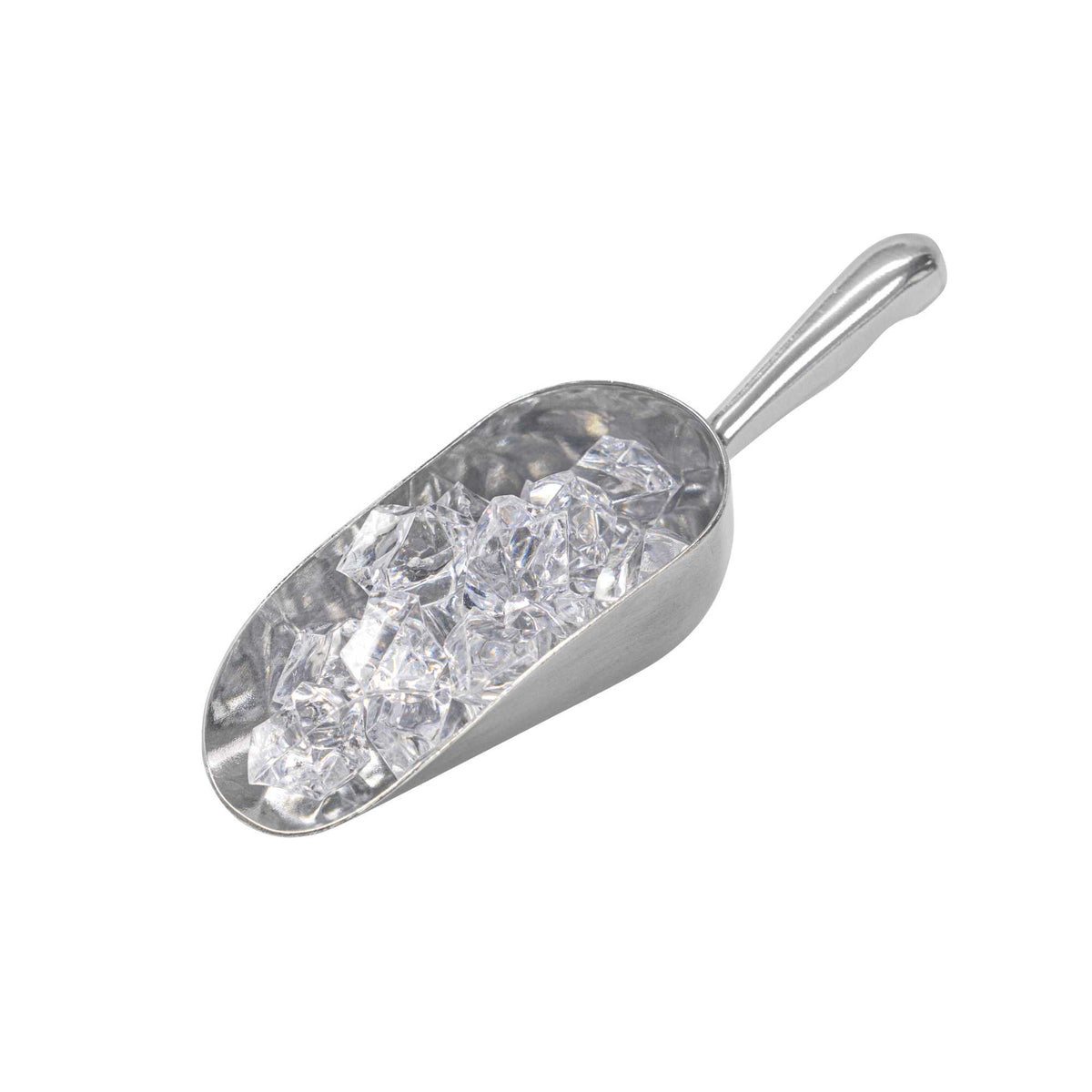 Met Lux 5 oz One-Piece Aluminum Scoop - Round Bottom - 7 1/2" x 2 1/4" x 1 1/2" - 1 count box