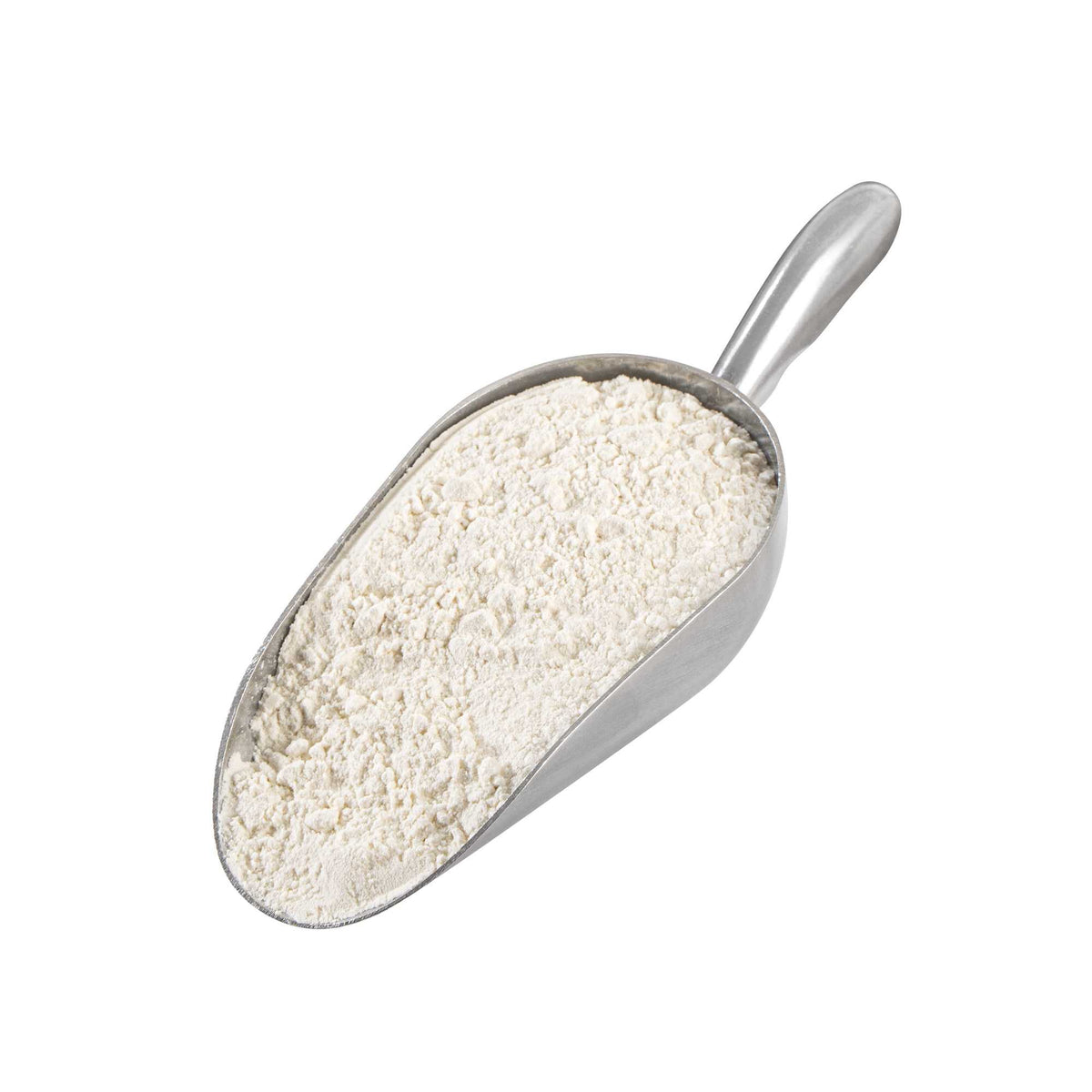 Met Lux 12 oz One-Piece Aluminum Scoop - Round Bottom - 8 1/2" x 3 1/4" x 2" - 1 count box