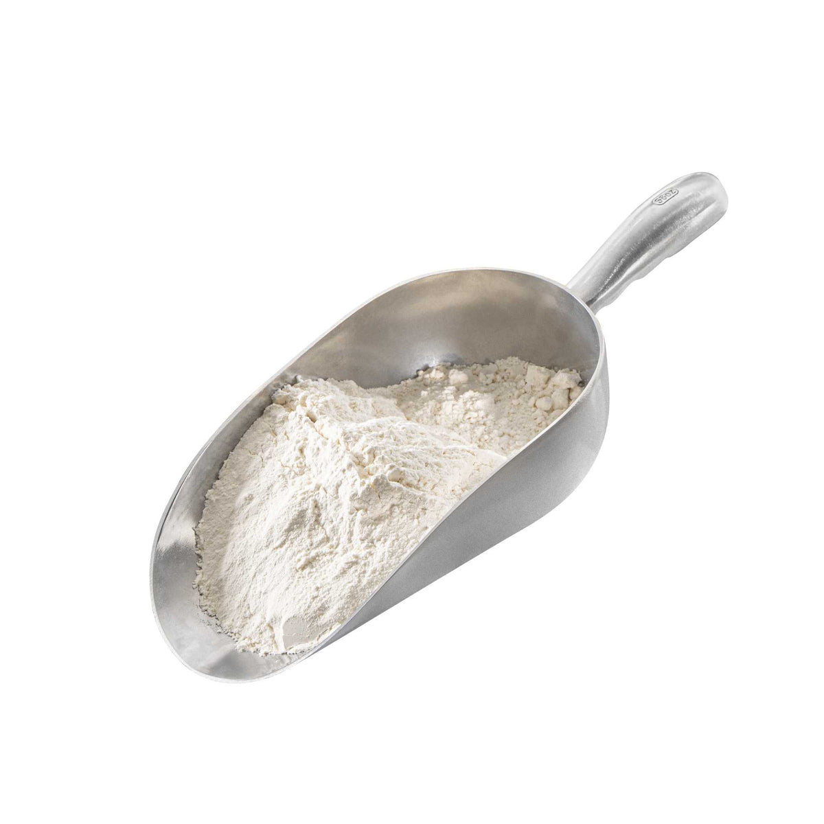 Met Lux 58 oz One-Piece Aluminum Scoop - Round Bottom - 15" x 5 1/2" x 4" - 1 count box