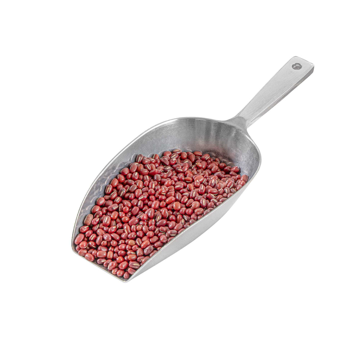 Met Lux 12 oz One-Piece Aluminum Scoop - Flat Bottom - 9 3/4" x 3 1/2" x 1 3/4" - 1 count box