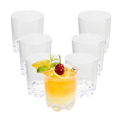 Bev Tek 11 oz Clear Tritan Plastic Rocks / Old Fashioned Glass - 3 1/4