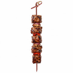Pixy Brown Bamboo Knotted Pick - Retail Pack - 4