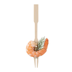 Bambuddha Natural Bamboo Asian Fork - Retail Pack - 3 1/2