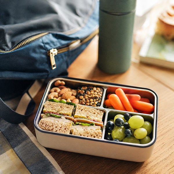 Bento Tek buddha box packed for school — one of the best lunch boxes for back to school