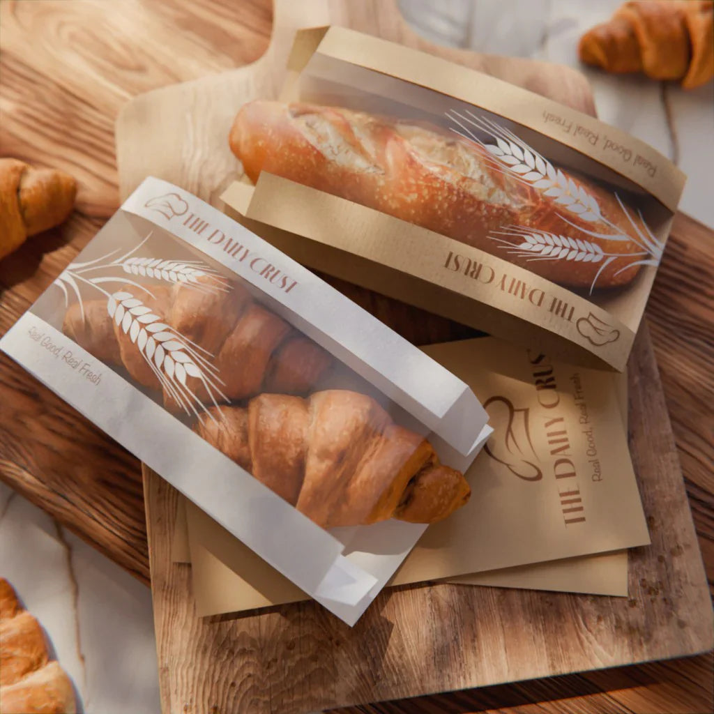 Custom Bakery Bags - Custom Bread Bags for Cafes and Bakeries