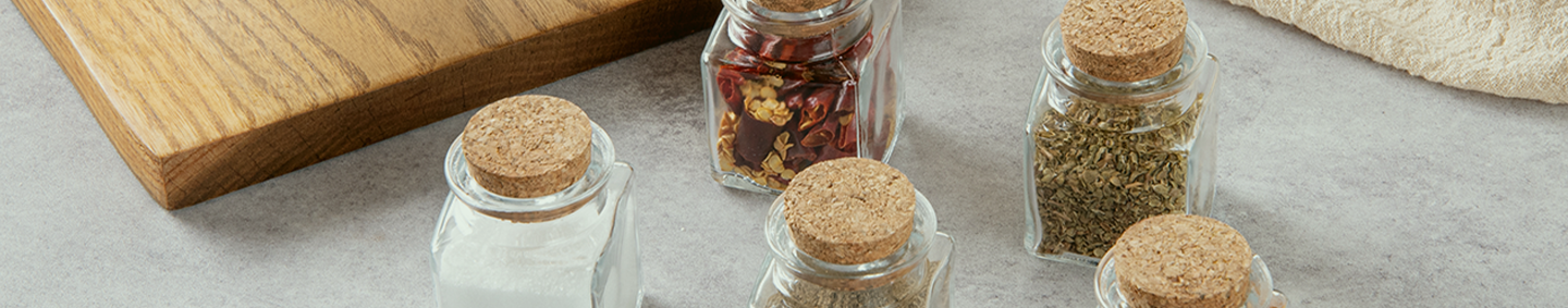 Food Storage Jars and Ingredient Canisters