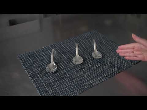 Silver Plastic Curly Tasting Spoons - RWP0059S - Restaurantware