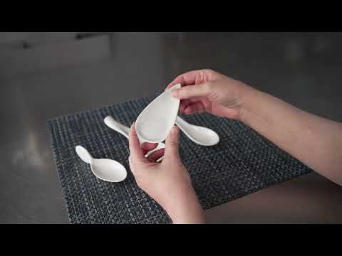 Porcelain Soup/Tasting Spoons - RWC0001, RWC0002 - Restaurantware