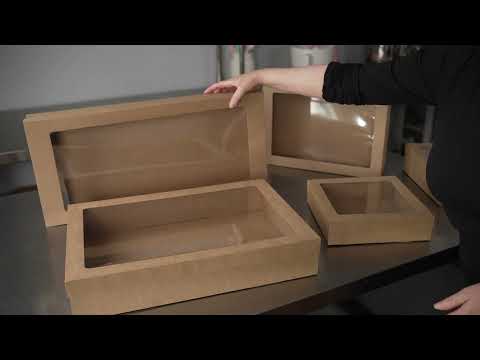 Cater Tek Catering Boxes With Window  - Restaurantware