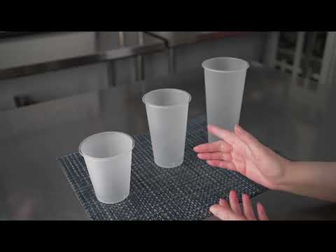 Bev Tek Frosted/Matte Disposable Cups - RWP0547C, 
RWP0548C, 
RWP0549C - Restaurantware