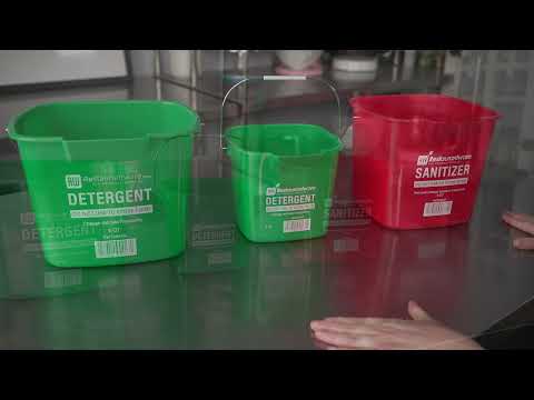 RW Clean Sanitizing and Cleaning Buckets - Restaurantware