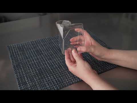 Glass Milk Carton - RWG0124 - Restaurantware