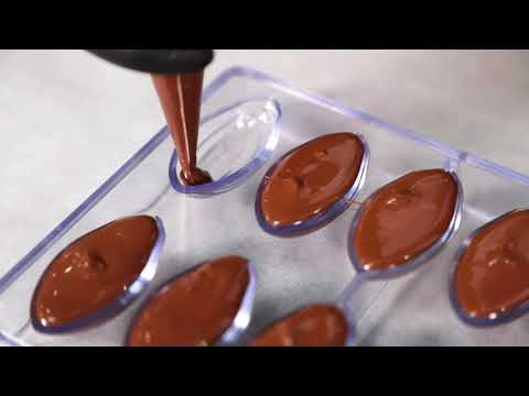 Cocoa Pod Candy Mold & Chocolate Mold - RWP0657C - Restaurantware