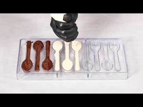 Spoon Candy Mold & Chocolate Mold - RWP0650C - Restaurantware