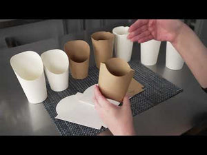 Bio Tek Paper Fry/Snack Cups - Restaurantware