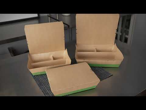 Eco Tek Bento Boxes - RWA0989KG, RWA0991KG - Restaurantware