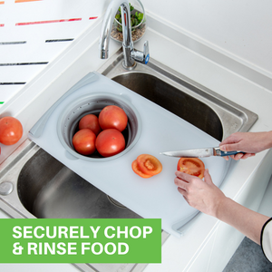 Securely Chop & Rinse Food