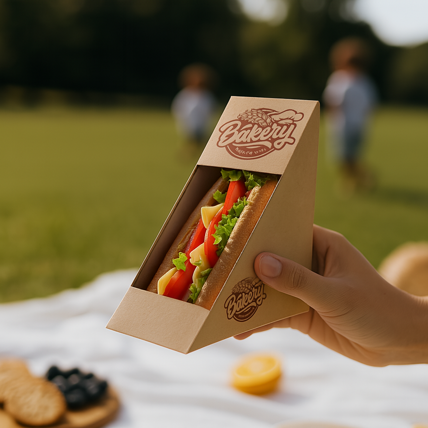 Custom Triangle Sandwich Box