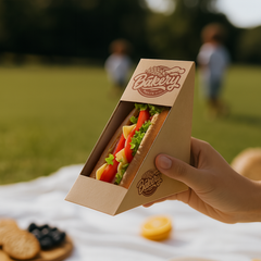 Custom Triangle Sandwich Box